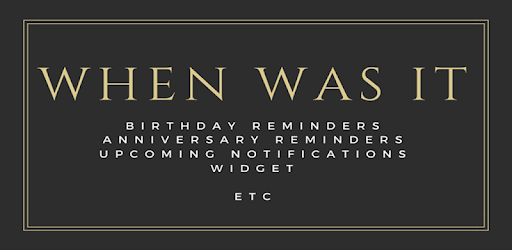 WhenWasIt (birthday and anniversary reminder) pc screenshot WhenWasIt (birthday and anniversary reminder) pc screenshot