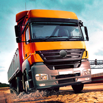 Off Road Cargo Transporter Truck Driver 3D icon