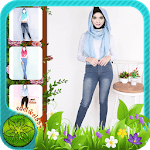 Hijab Jeans Beauty Camera icon