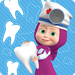 Masha and the Bear: Free Dentist Games for Kids for pc icon