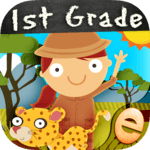 Animal Math First Grade Math Games for Kids Math icon