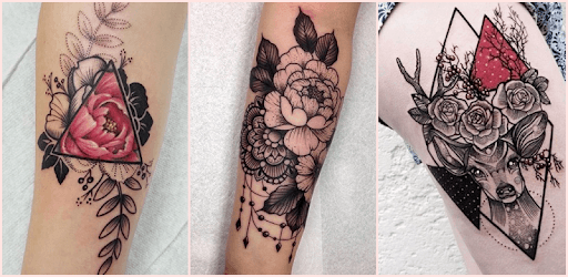 Trendy Flower Tattoo Design Idea pc screenshot