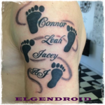 Lettering Name Tattoo Art Design icon