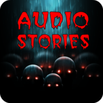 Audio creepypasta. Horror and scary stories icon