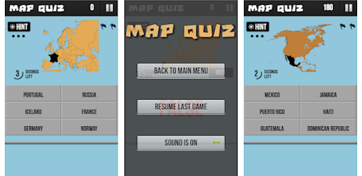 Map Quiz pc screenshot Map Quiz pc screenshot