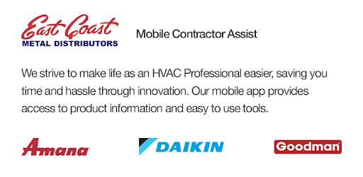 East Coast Metal Distributors HVAC Assist pc screenshot