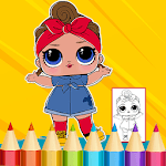 Dolls Surprise Coloring Book Lol for pc icon Dolls Surprise Coloring Book Lol for pc icon