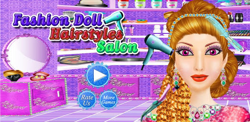 Fashion Doll Hair style Salon pc screenshot