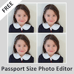 Passport Size Photo Editor -Passport photo creator icon