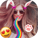 Face Emoji Stickers Photo Camera Picture icon