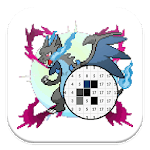 Mega Poke - Color By Number Pixel Art Games icon
