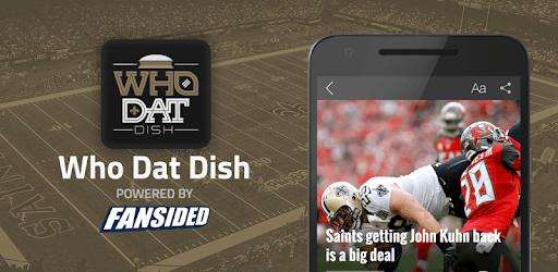Who Dat Dish: News for New Orleans Saints Fans pc screenshot Who Dat Dish: News for New Orleans Saints Fans pc screenshot