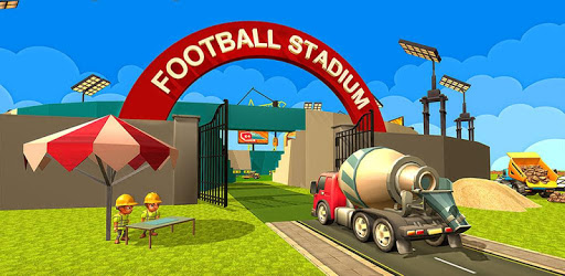 Football Stadium Builder Construction Crane Game pc screenshot