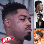 Fade Black Men Hairstyle icon
