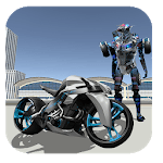 Police Moto Robot Fight: War Robots Transformers icon