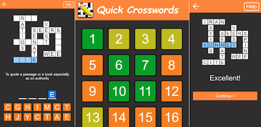 Quick Crosswords (English) pc screenshot Quick Crosswords (English) pc screenshot
