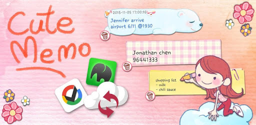 Cute Memo: Cloud Sticky Notes pc screenshot