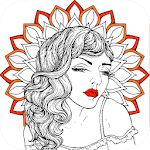 Adults Coloring Book - Mandala Coloring for pc icon