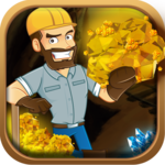 Dao vang, gold miner icon