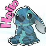 Cute Blue Koala Stitch Stickers for WhatsApp for pc icon