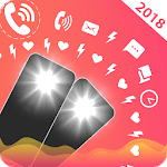 Flash on call and sms: Automatic flashlight alert icon