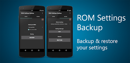 ROM Settings Backup pc screenshot ROM Settings Backup pc screenshot