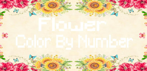 Flower Color By Number, flower coloring pages pc screenshot Flower Color By Number, flower coloring pages pc screenshot