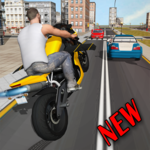 Flying Moto Racer 3d icon