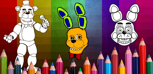 Coloring book game for 5NAF Fans pc screenshot