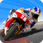 Traffic rider 3D lite ads icon