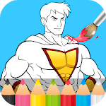 Superhero Coloring Pages icon