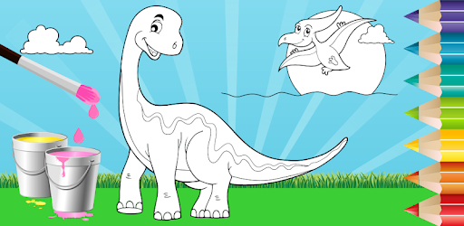 Dino Coloring Pages pc screenshot Dino Coloring Pages pc screenshot