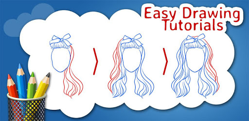 How to Draw Hairstyles Step by Step Drawing App pc screenshot How to Draw Hairstyles Step by Step Drawing App pc screenshot