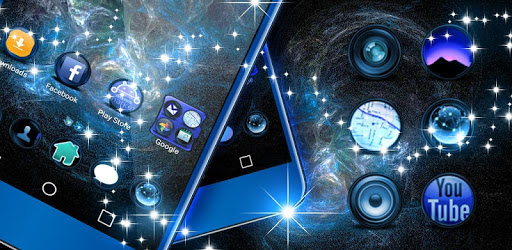 Blue Flame Theme pc screenshot Blue Flame Theme pc screenshot
