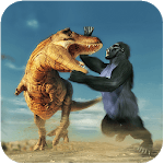 Gorilla Battle: Dinosaur World Survival for pc icon