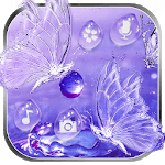 Water Drop Butterfly Launcher Theme Live Wallpaper icon