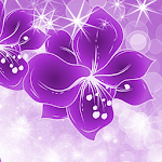 free purple glitter wallpaper for pc icon