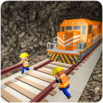 Uphill Tunnel Construction Train Builder for pc icon