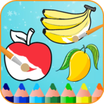 Fruits Coloring Book & Drawing Book icon