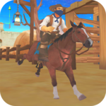 Cowboy Rodeo Horse Rider icon