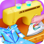 Little princess cloth tailor icon