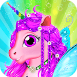 Fairy Unicorn Braided Hairstyle Salon icon