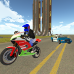Bike Rider vs Cop Car City Police Chase Game for pc icon
