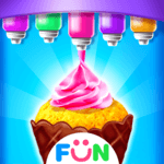Ice Cream Cone Cupcake-Cupcake Mania icon