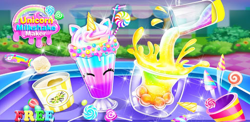 Ice Cream Milkshake Maker – Unicorn Food Cook Game pc screenshot