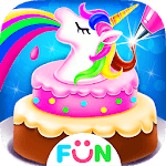 Unicorn Food-Children Rainbow Cake Bakery icon