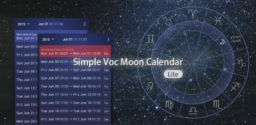 Simple VoC Moon Calendar Lite pc screenshot Simple VoC Moon Calendar Lite pc screenshot