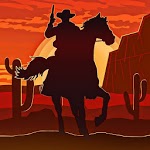 Wild West Gunslinger Cowboy Rider icon