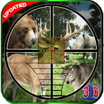 Animal Hunting Game Wolf in Safari Jungle icon