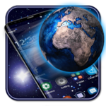3D Galaxy Space Earth Theme icon